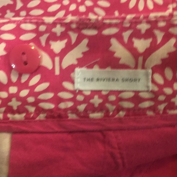 LOFT ANN TAYLOR Pink Flower Shorts Sz 00 - Picture 4 of 5